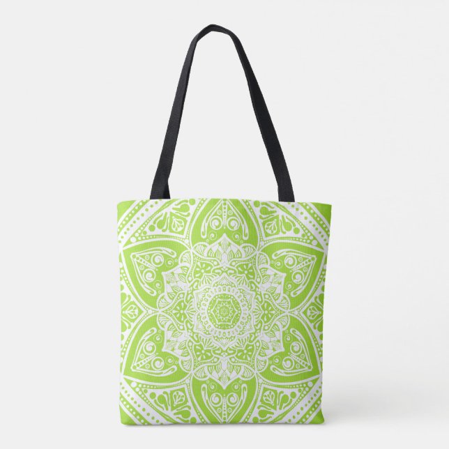 Bolsa Tote Limão Mandala (Verso)