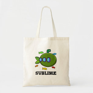 Bolsa Tote Limão Submarino de Fruta Submarina Sublime