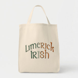 Bolsa Tote Limerick Ireland Flag Colors Bag