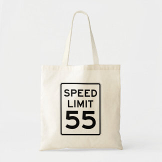 Bolsa Tote Limite de velocidade sinal de 55 MPH