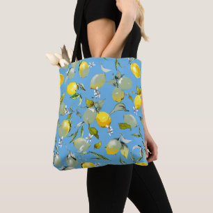 Bolsa Tote Limões aquarela 27