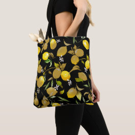Bolsa Tote Limões de aquarela 30