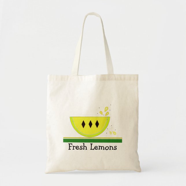 Bolsa Tote Limões frescos (Frente)