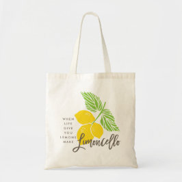 Bolsa Tote Limoncello, quando a vida lhe der limões, sacola