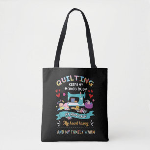 Bolsa Tote Limpeza Mantenha Minhas Mãos Ocupadas Minha Mente