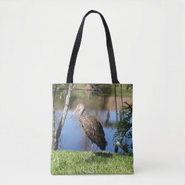 Bolsa Tote Limpkin - Fotografia da fauna selvagem - Saco de T
