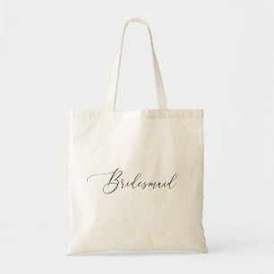 Bolsa Tote Limpo Minimalista do Partido Bridal   Casamento da