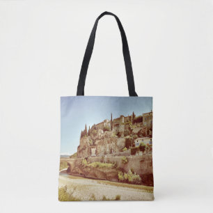 Bolsa Tote Linda aldeia medieval de Vaison la Romaine, P