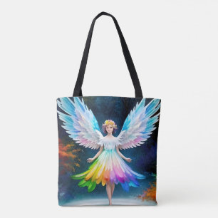 Bolsa Tote Linda Anjo Wings Art-35444