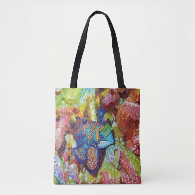 Bolsa Tote Linda Aquarela Design (Frente)