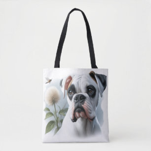 Bolsa Tote Linda Cachorro Branco em destaque na Nature