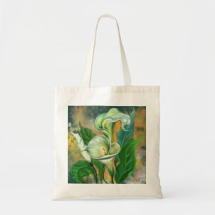 Bolsa Tote Linda Calla Lily Flower - Desenho de Arte Migrado