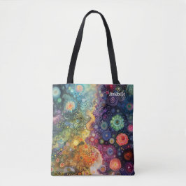 Bolsa Tote Linda Colorida Impressionante De Volta À Escola