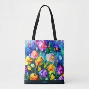 Bolsa Tote Linda Floral Moderna Personalizada