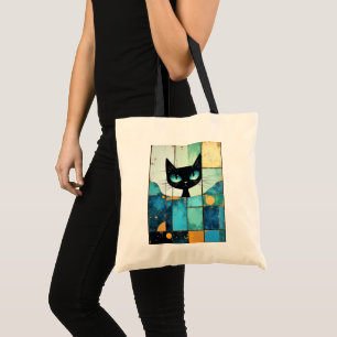 Bolsa Tote Linda Gato Pintado Arte
