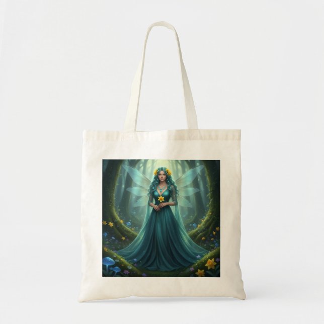 Bolsa Tote Linda Marcha de Aquamarine Fairy (Frente)