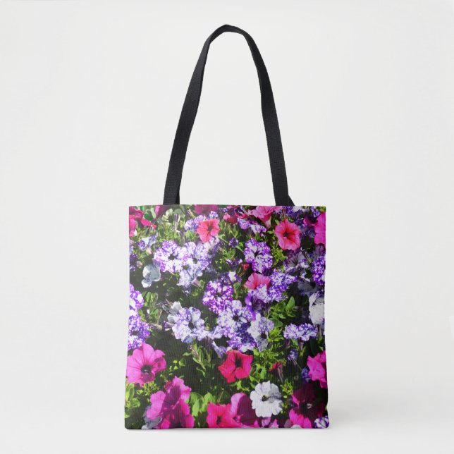 Bolsa Tote Linda moda floral (Frente)