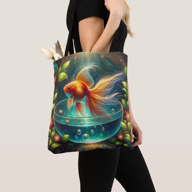 Bolsa Tote Linda Nowruz Goldfish (Close Up)