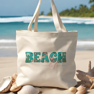 Bolsa Tote Linda vida na praia