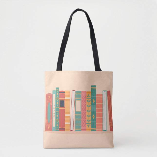 Bolsa Tote Lindas Espinhagens de Livros (Frente)