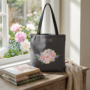 Bolsa Tote Lindas Florais Boho Elegantes Fofas