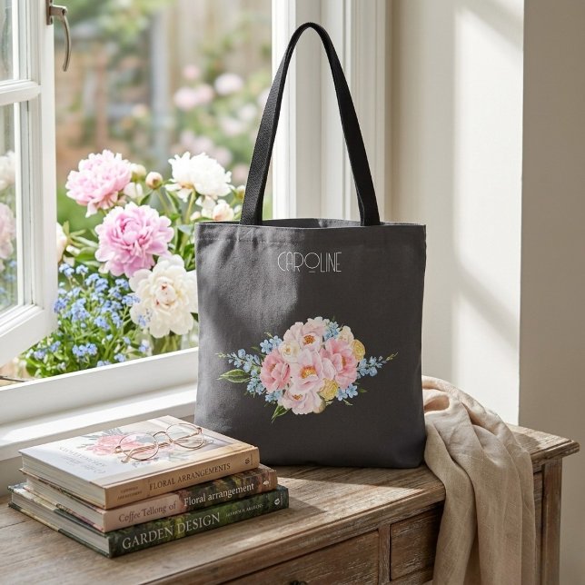Bolsa Tote Lindas Florais Boho Elegantes Fofas  (Criador carregado)