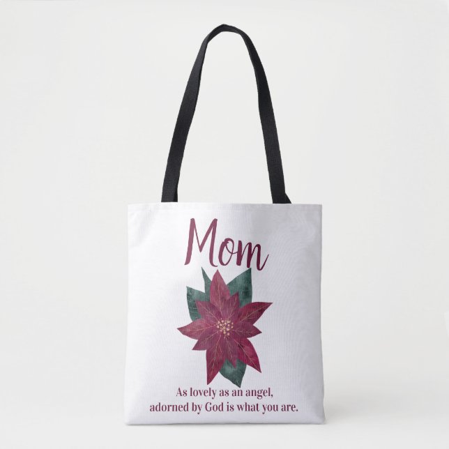 Bolsa Tote Lindas flores para ela (Frente)