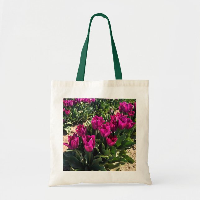 Bolsa Tote Lindas Tulipas (Frente)
