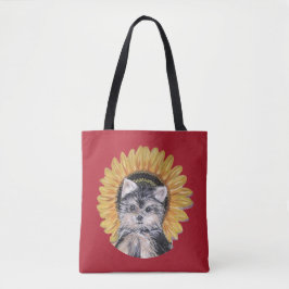 Bolsa Tote Lindo Cão Yorkie