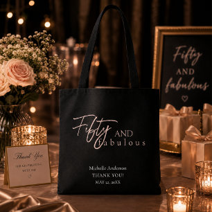 Bolsa Tote Lindo Cinquenta e Fabuloso Presente de Aniversário