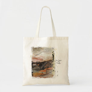 Bolsa Tote Lindo design vintage com vista para a ponte Dom Lu