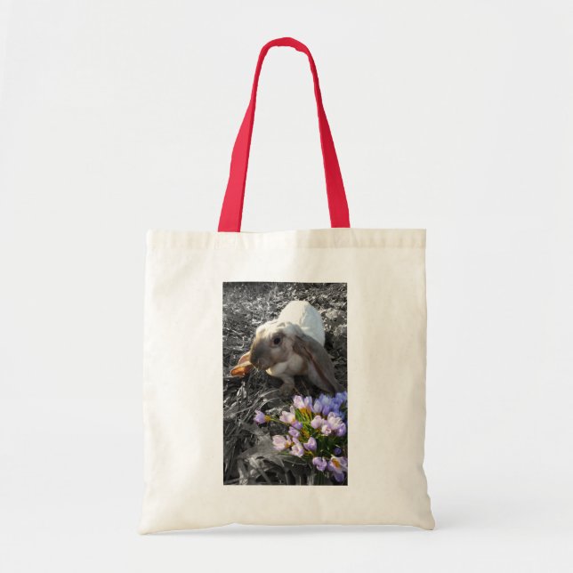 Bolsa Tote Lindo English Lop com Flores (Frente)