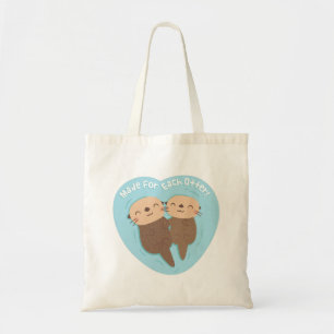 Bolsa Tote Lindo feito para cada amor pun do coração de lontr