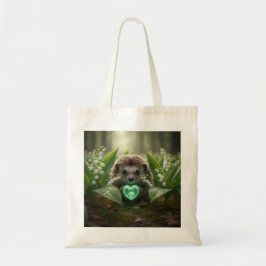 Bolsa Tote Lindo ouriço-cacheiro May com Coração de Esmeralda