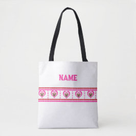 Bolsa Tote Lindo Pônei em Rosa no Dia dos Namorados