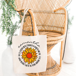 Bolsa Tote Lindo versículo bíblico do girassol Provérbios 31