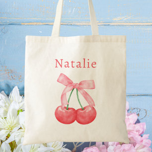 Bolsa Tote Lindos Arco Rosa Moderno Cereja Kids