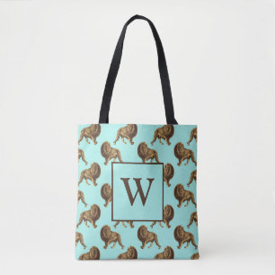 Bolsa Tote Lindos Leões Monogramas