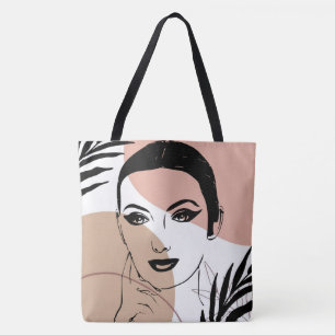 Bolsa Tote LIne Art Boho