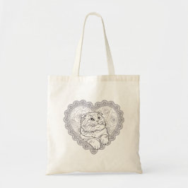 Bolsa Tote Line Art Ritual Collection tote bag 