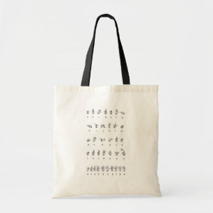 Bolsa Tote Linguagem gestual americano (ASL)