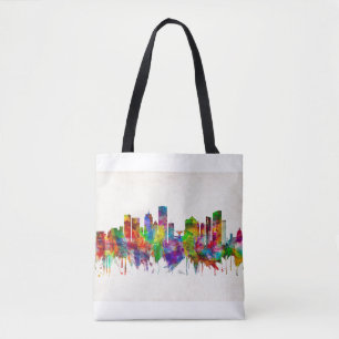 Bolsa Tote Linha do horizonte de Milwaukee Wisconsin