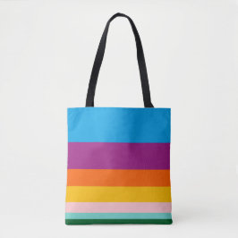 Bolsa Tote Linhas coloridas