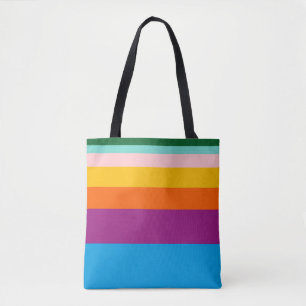 Bolsa Tote Linhas coloridas