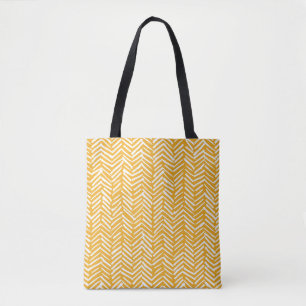Bolsa Tote Linhas desenhadas à mão, textura do hipster.
