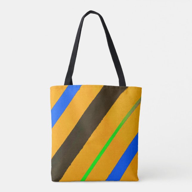 Bolsa Tote Linhas laranja (Verso)