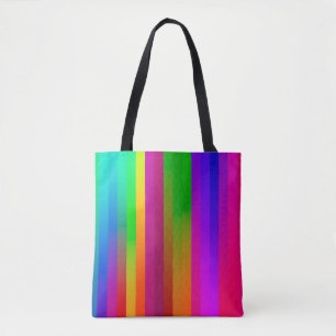 Bolsa Tote linhas verticais paralelas simples fundo. abstraçã