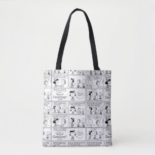 Bolsa Tote Linus diz à Lucy que ela é Crabby