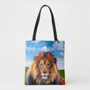 Bolsa Tote Lion O Rei da Floresta