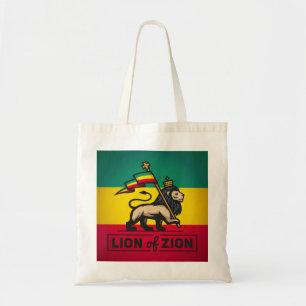 Bolsa Tote Lion of Zion bag - Haile Selassie Rastafari morto
